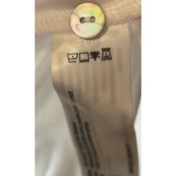 Eileen Fisher Mandarin Collar Shirt in White NWT Size Large - Picture 13 of 13